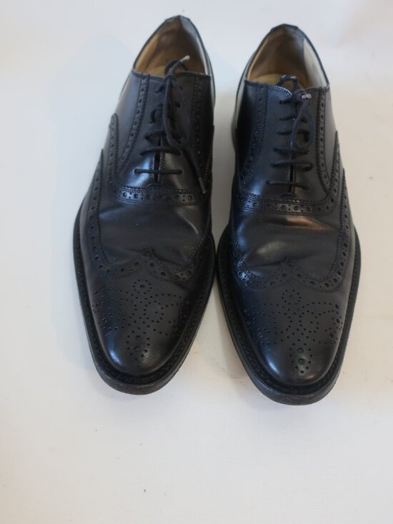 Mens Dolce & Gabbana Black Leather Oxford Lace Up Derby Shoes 10 main image 8